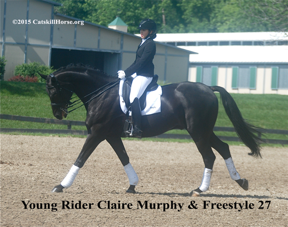 Claire Murphy riding Freestyle 27