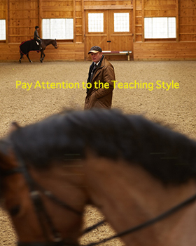 Pay attention to the teaching style