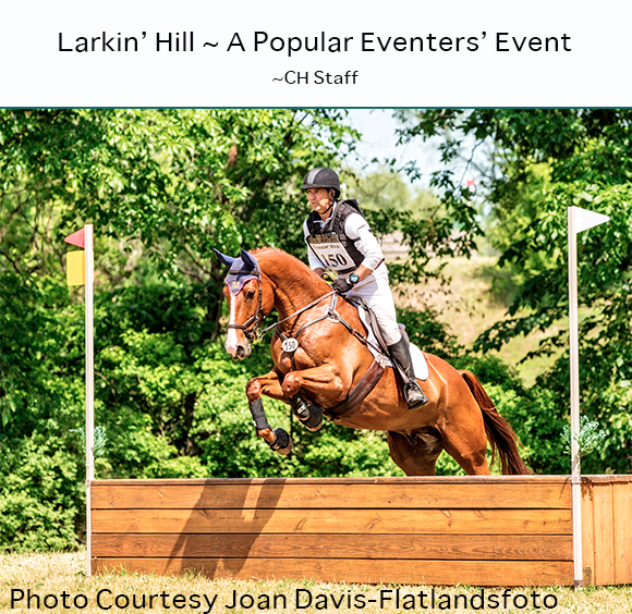 Larkin’ Hill ~ A Popular Eventers’ Event
~CH Staff 